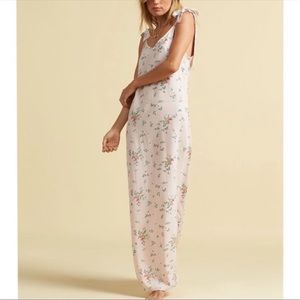 NWT Billabong The Salty Blonde Pink Floral Maxi Dress